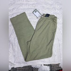 H&M sage sweatpants size xs